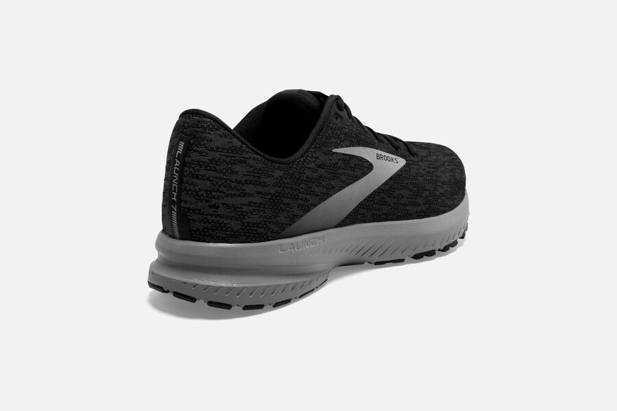 Brooks Launch 7 Road Running Shoes Mens Black/Grey 916053-EID